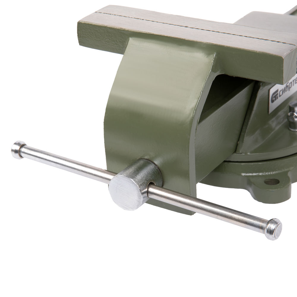 Тиски слесарные, 150 мм, стальные, поворотные Сибртех (18620)