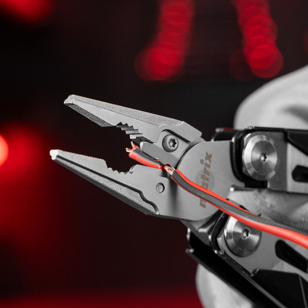 Трансформер (мультитул), 15 функций, авторазжим, в чехле, 160 мм Matrix (17627)