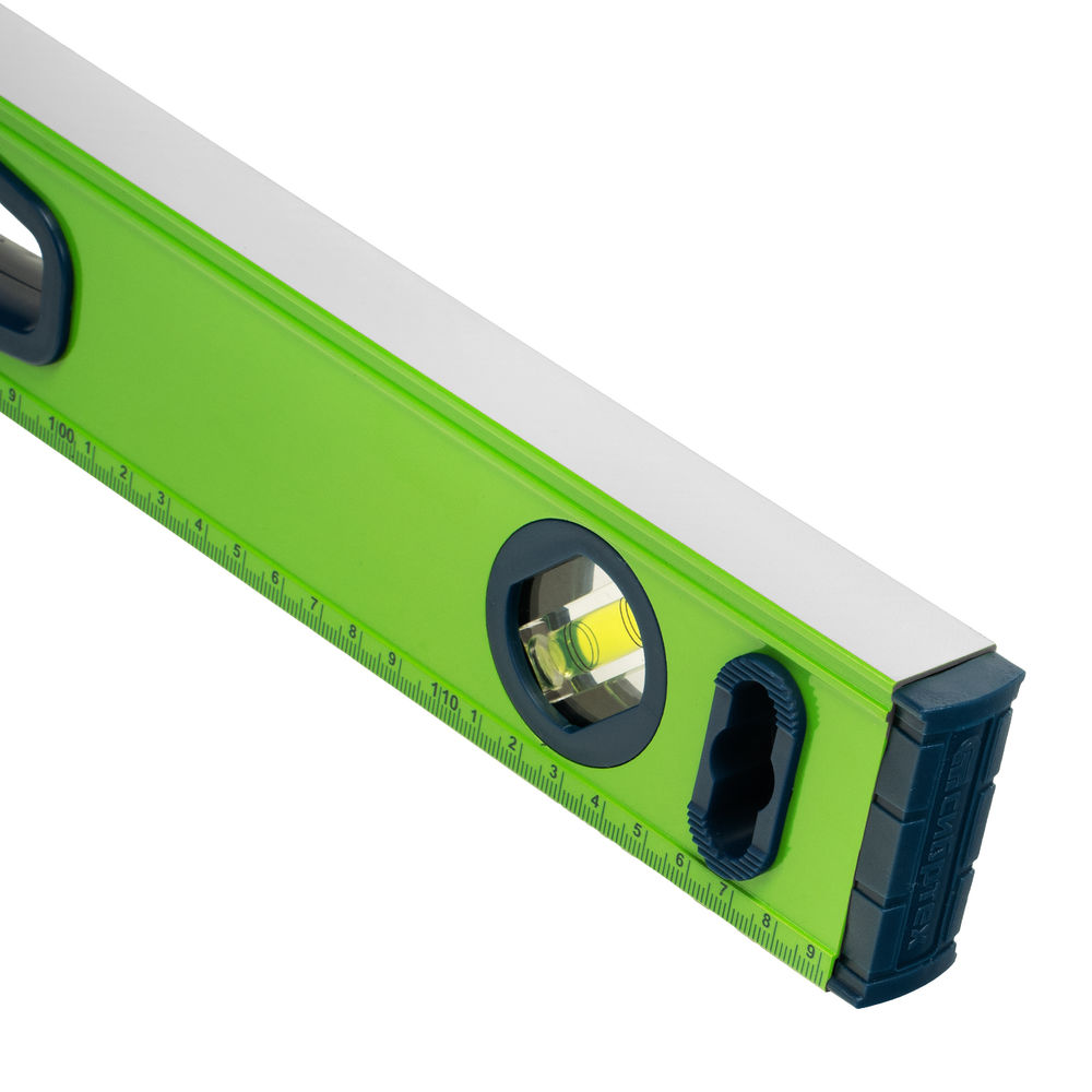 Уровень алюминиевый УСМ-0,5-1200, фрезерованный, 3 глазка, магнитный, рукоятки, 1200 мм Сибртех (34118)