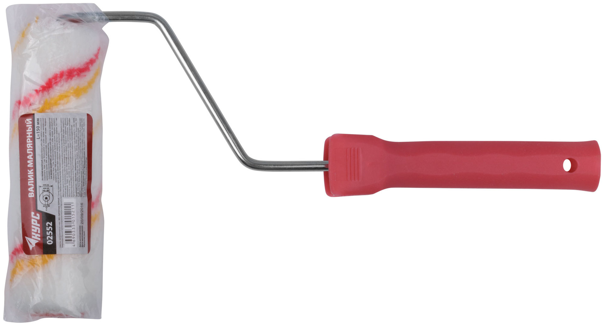 Валик полиакриловый, стержневая система, диам. 30/52 мм, ворс 11 мм, бюгель 6 мм, 150 мм (02552)