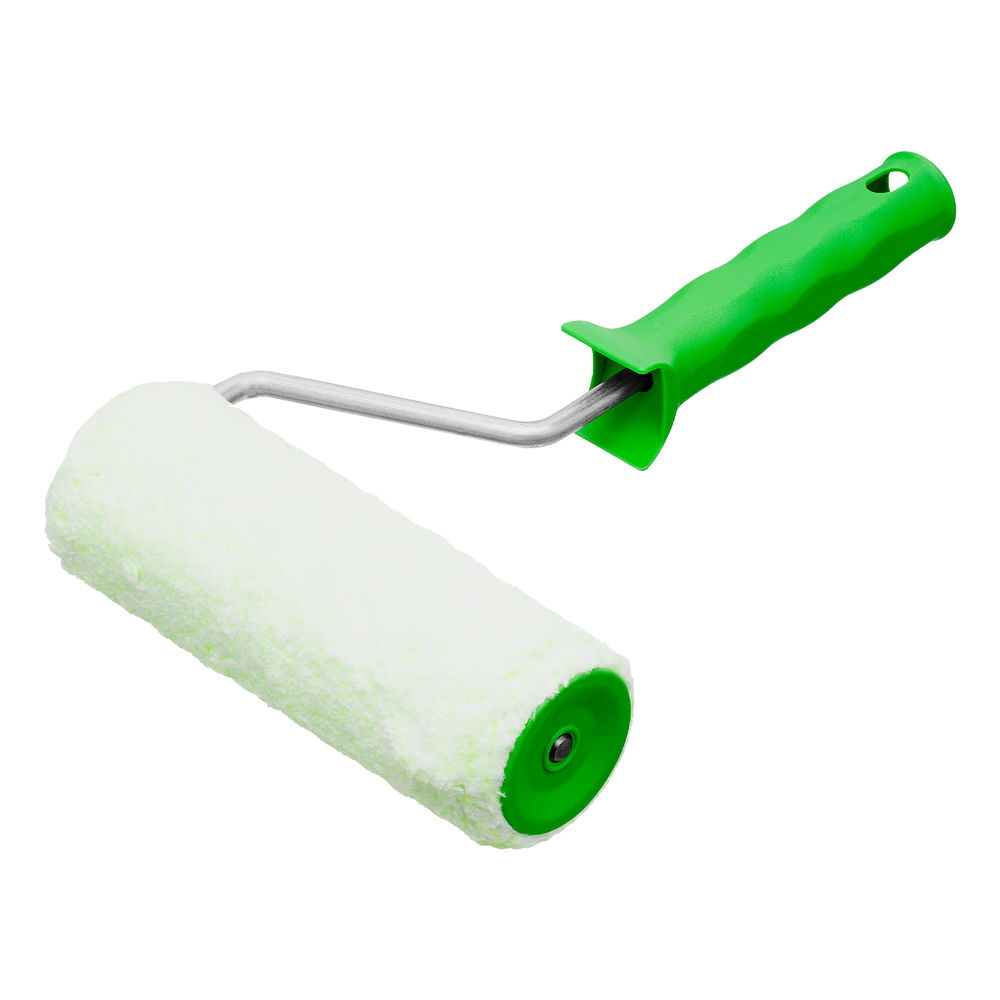 Валик Работы с древесиной, 180 мм, ворс 12 мм, D 48 мм, D ручки 8 мм, микроволокно Сибртех (80182)