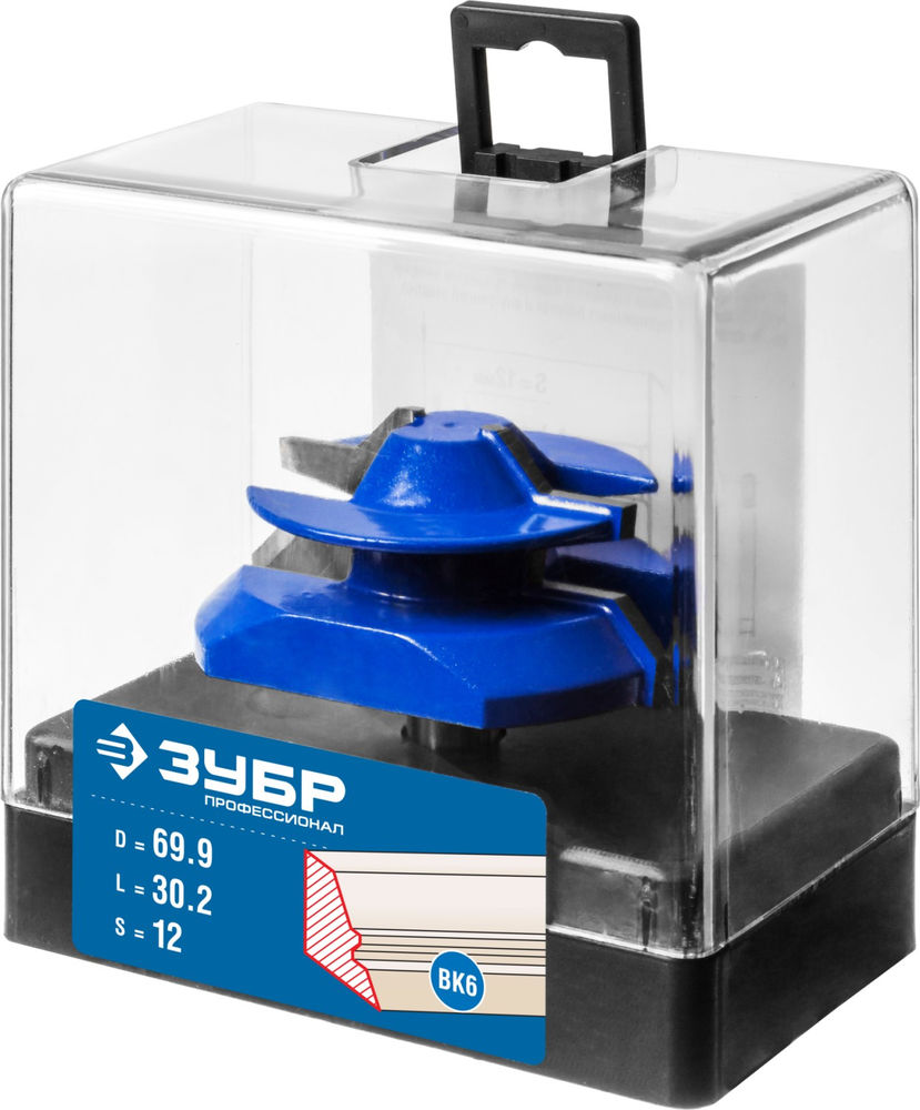 Фреза кромочная для углового сращивания 69.9 x 30 мм ЗУБР Профессионал 28724-69.9
