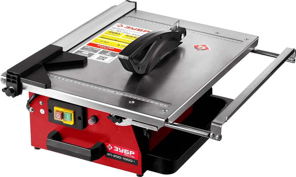 Плиткорез электрический настольный d 200 мм, 1000 Вт ЗУБР ЭП-200-1000Н