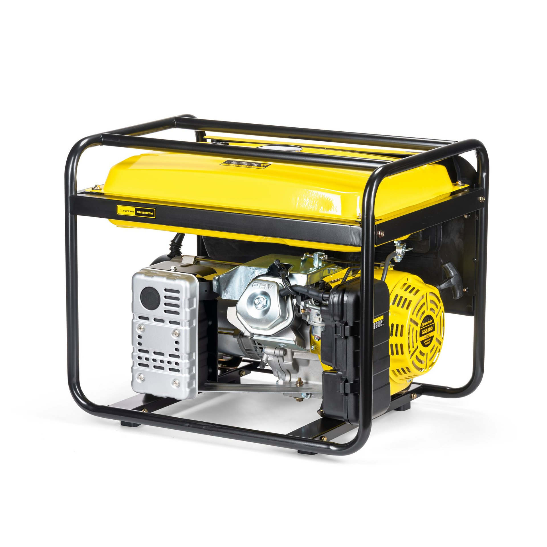 Генератор CHAMPION GG6500 (5/5,5кВт 15лс 25л 72кг счетчик) (GG6500)