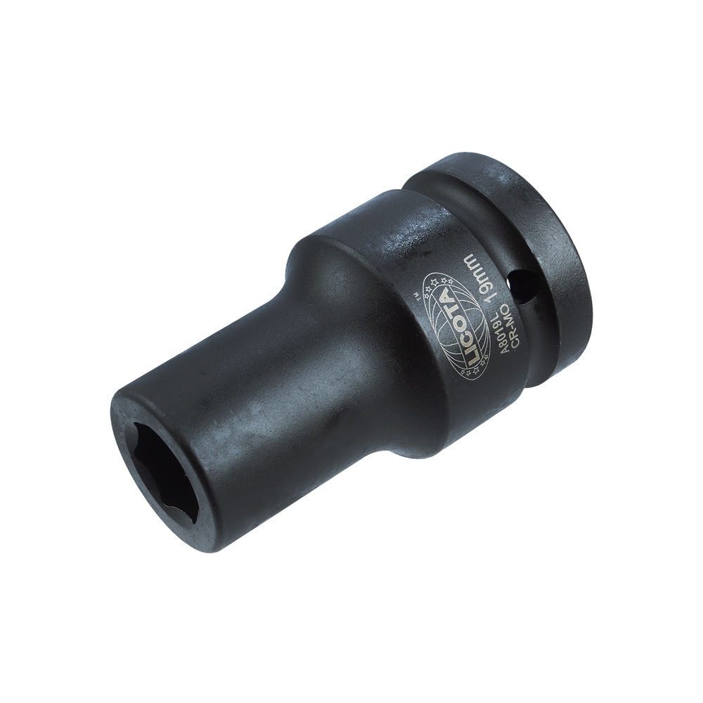 Головка торцевая ударная глубокая 19 мм 6-гранная 1 Licota A8019L