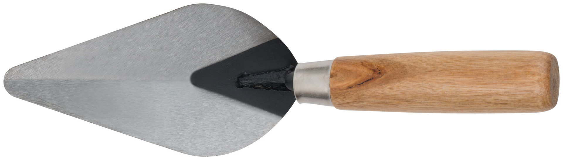 Кельма штукатура, инструментальная сталь, деревянная ручка 150 мм (04891М)