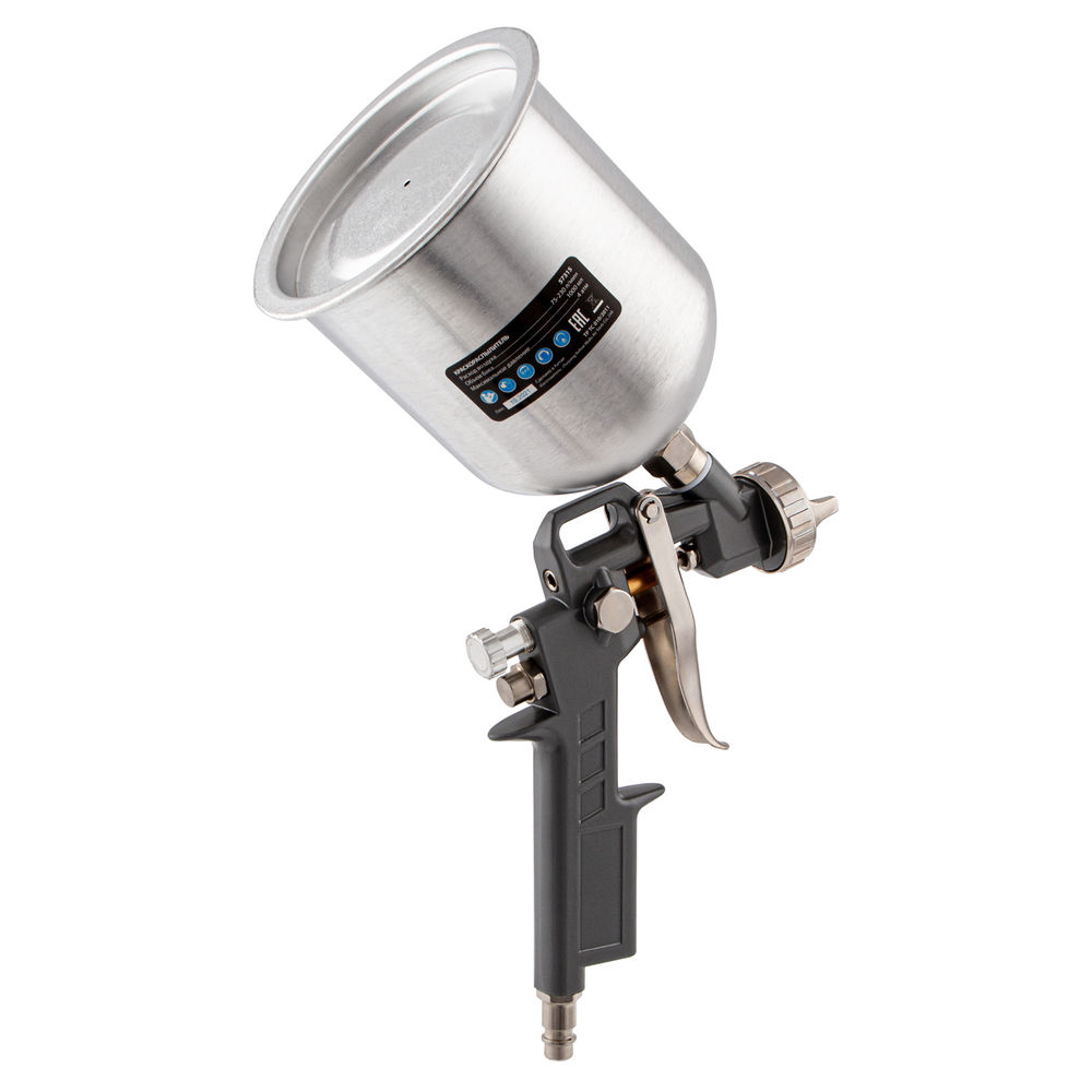 Краскораспылитель пневматический с верхним бачком V 1, 0 л, сопло D 1.2, 1.5 и 1.8 мм Matrix (57315)