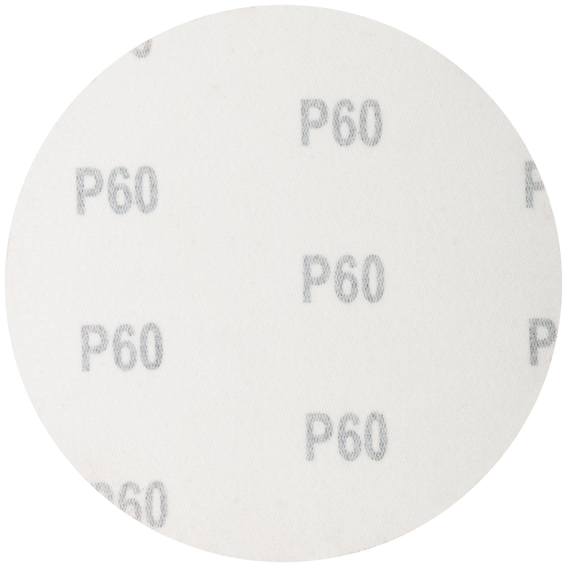 Круги шлифовальные сплошные (липучка), алюминий-оксидные, 125 мм, 5 шт. Р 60 (39823М)