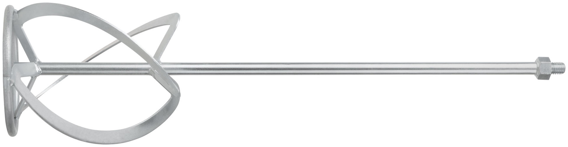 Миксер для тяжелых строительных смесей усиленный Профи, хвостовик М14, 140х590 мм (04282)