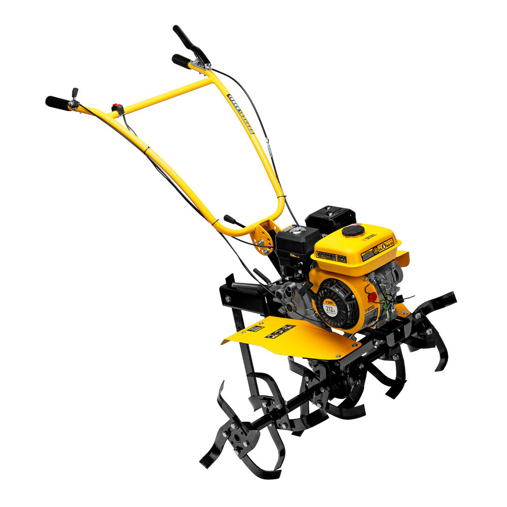 Мотоблок DPT-170SB, 7 л.с., ремен.сцеп, фрез 3х4, ШОМ, без колес, передачи 2В/1Н Denzel (56451)