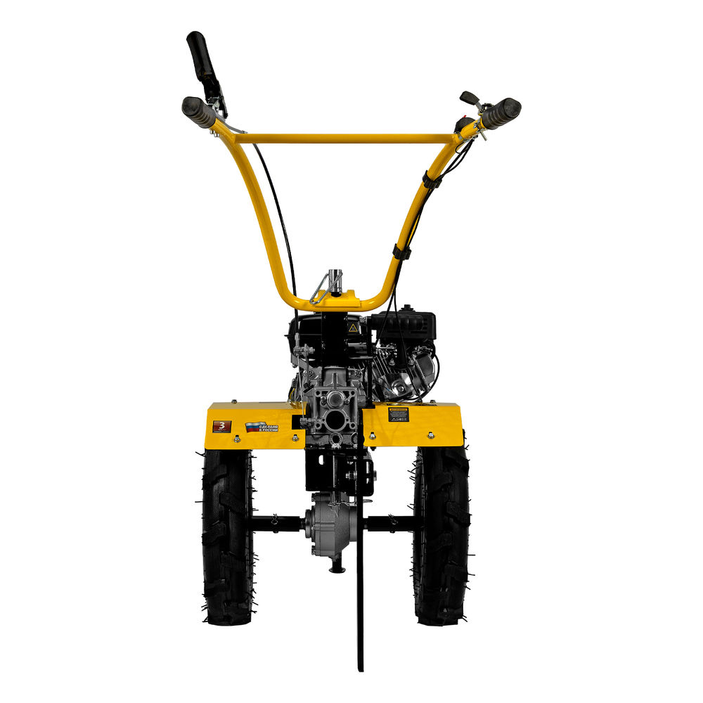 Мотоблок DPT-370X, 7 л.с, дисковое сцепление, ширина 90 см, глубина 35 см, фрез 3 х 4, ВОМ, передачи 3В/1Н Denzel (56406)