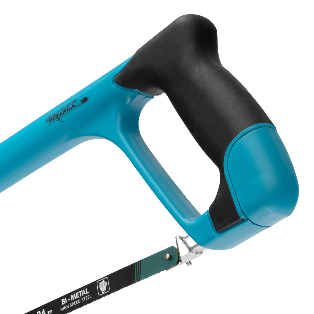 Ножовка по металлу Piranha, 300 мм, трехкомпонентная металлопластиковая рамка Gross