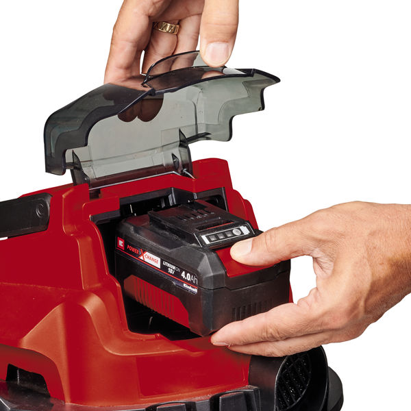 Пылесос д/вл и сух уборки Einhell PXC TC-VC 18/15 Li-Solo, 18В, 80мБар, 15л, без АКБ (2347145)