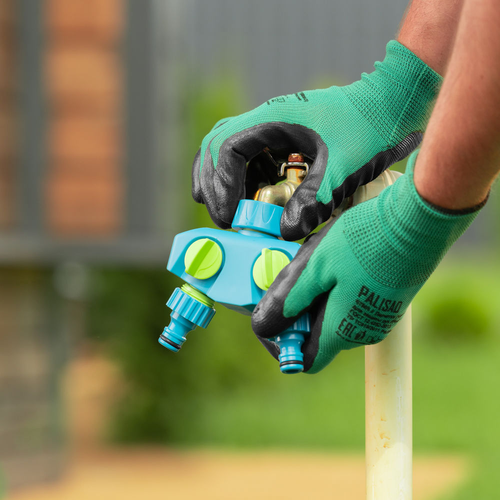 Разветвитель двухканальный, пластиковый Palisad Luxe (65786)