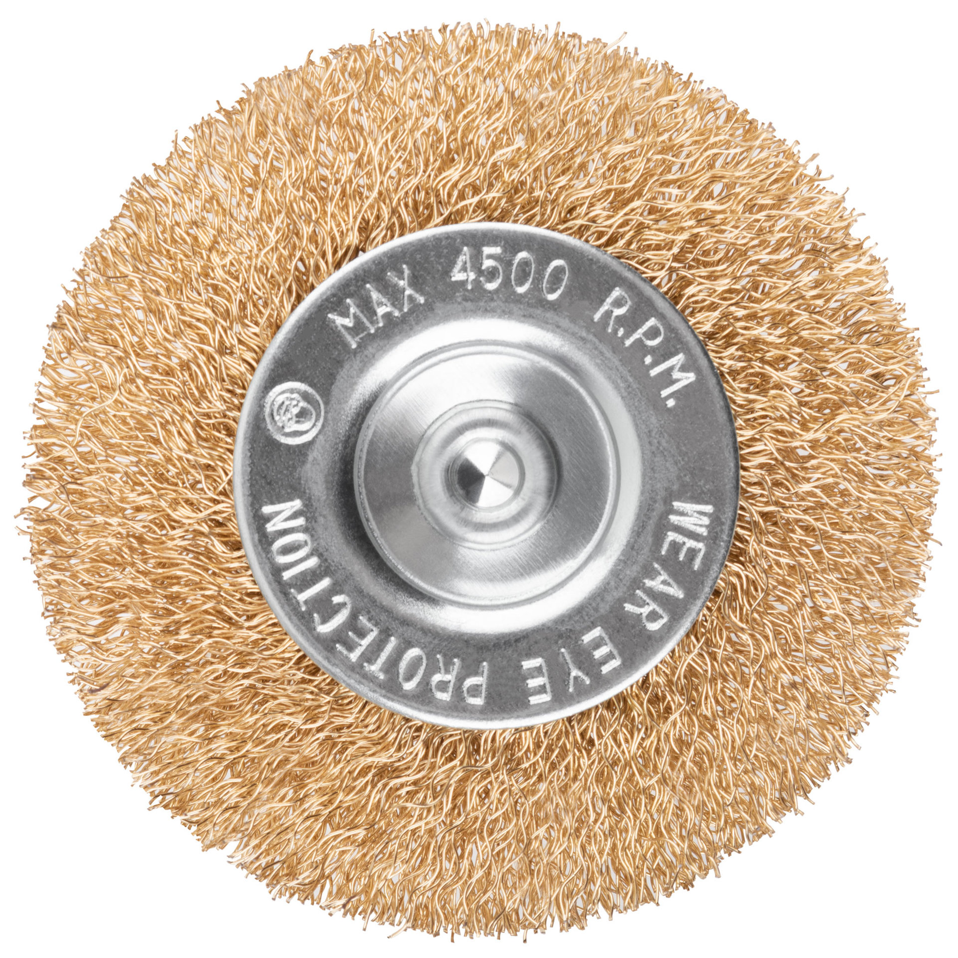 Щетка для дрели, тип Плоская, латун. витая проволока 0,3 мм, 75 мм, блистер, CUTOP Profi (82-916)