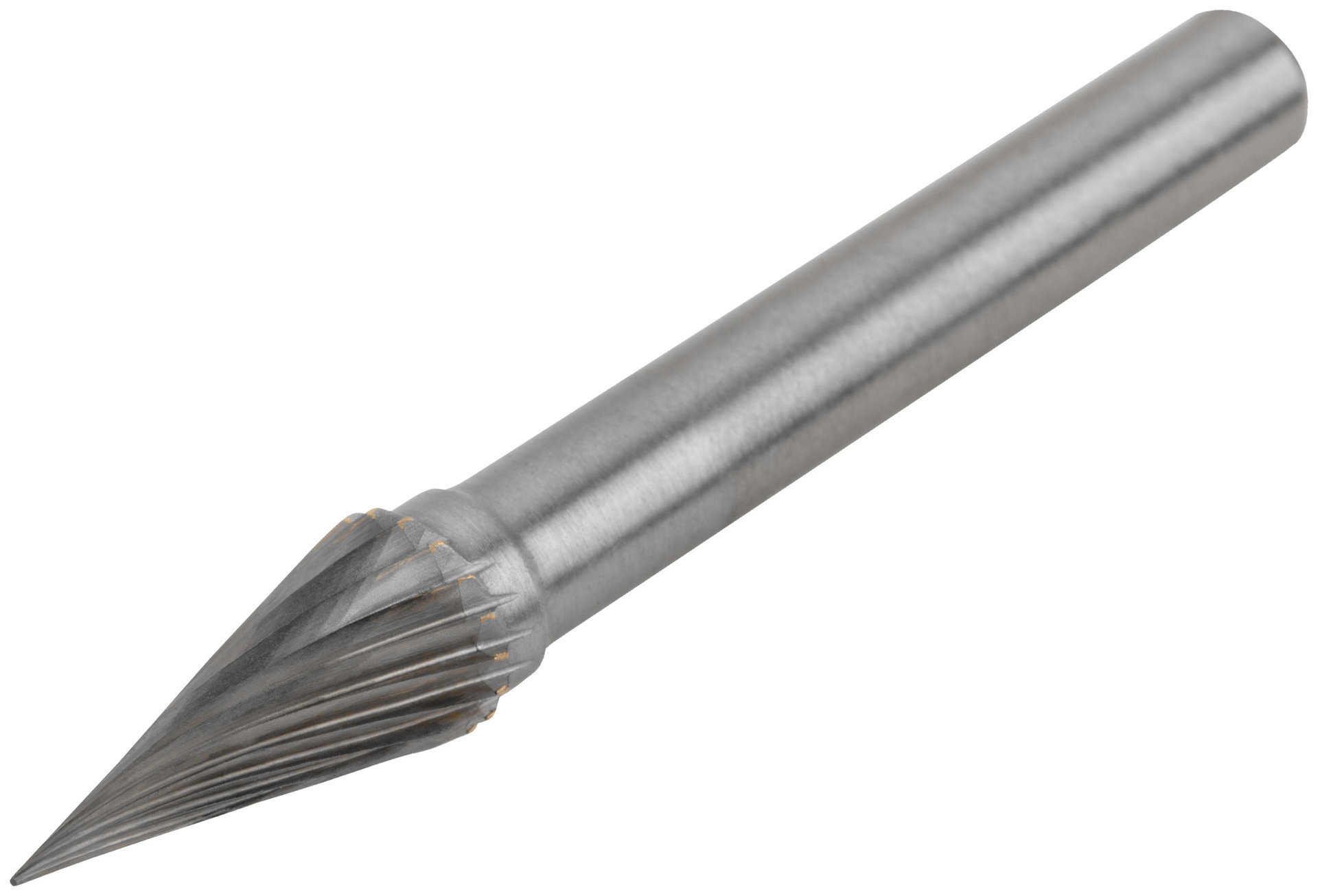 Шарошка карбидная Профи, штифт 6 мм, коническая (36596)