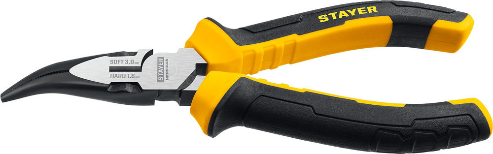 Тонкогубцы изогнутые Hercules, 160 мм STAYER 2203-4-16_z03