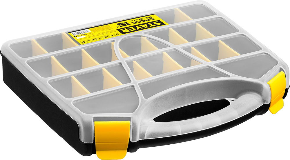 Органайзер пластиковый 380 х 310 х 70 мм, (15) с 21 ячейкой SPACE-15 STAYER 38038-15