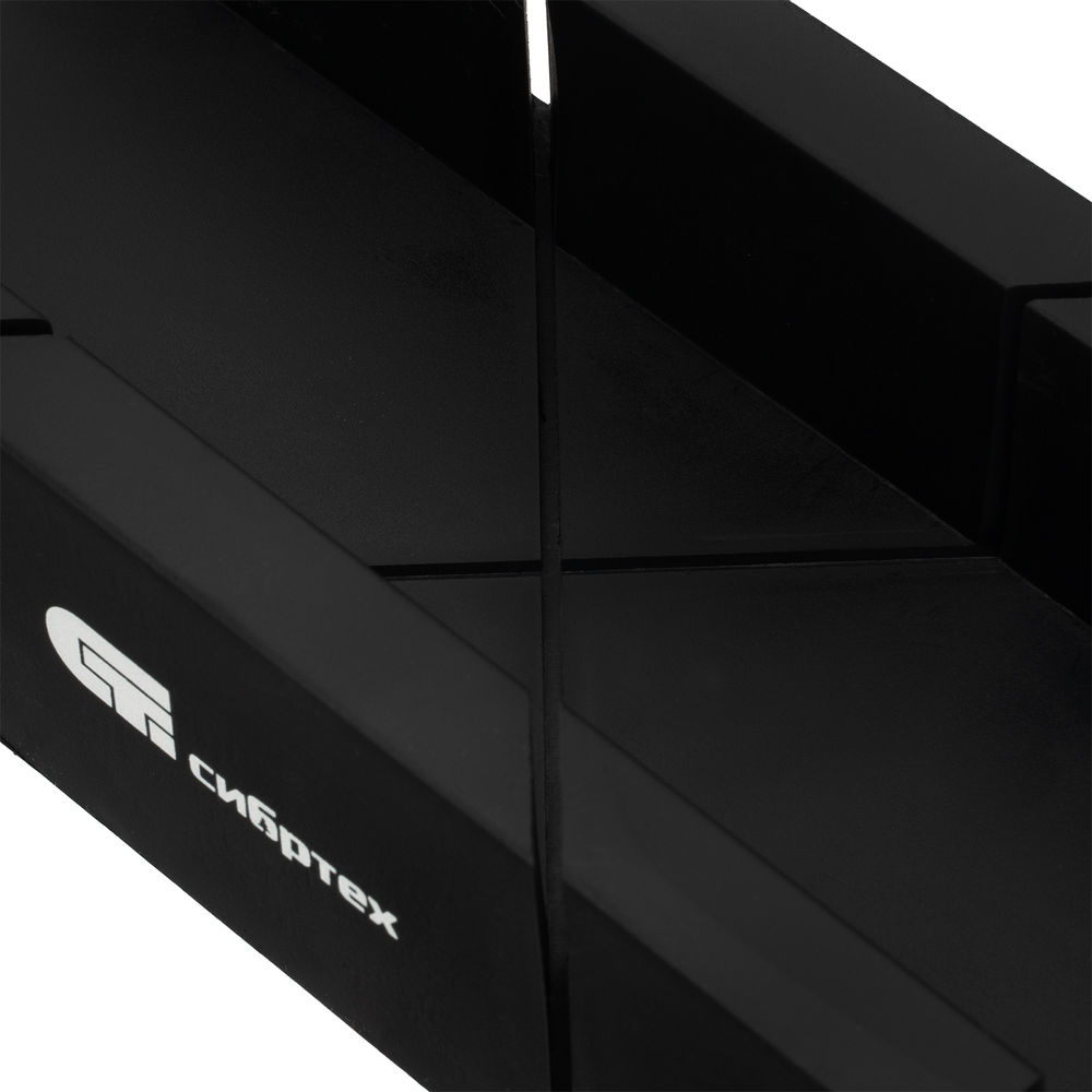 Стусло пластиковое 300х60 мм, пила 250 мм Сибртех (222307)