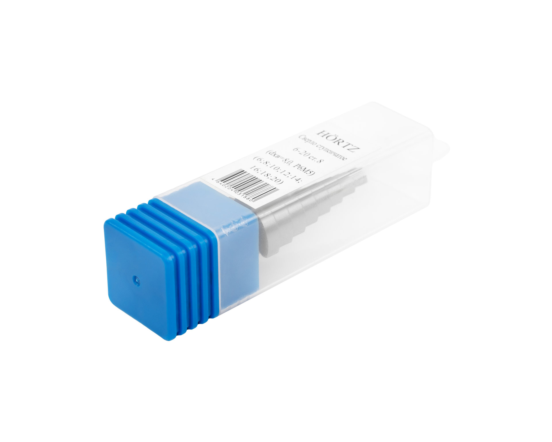 Сверло ступенчатое 6-20 ст.8 (dхв=8,0, Р6М5) (6;8;10;12;14;16;18;20) HORTZ