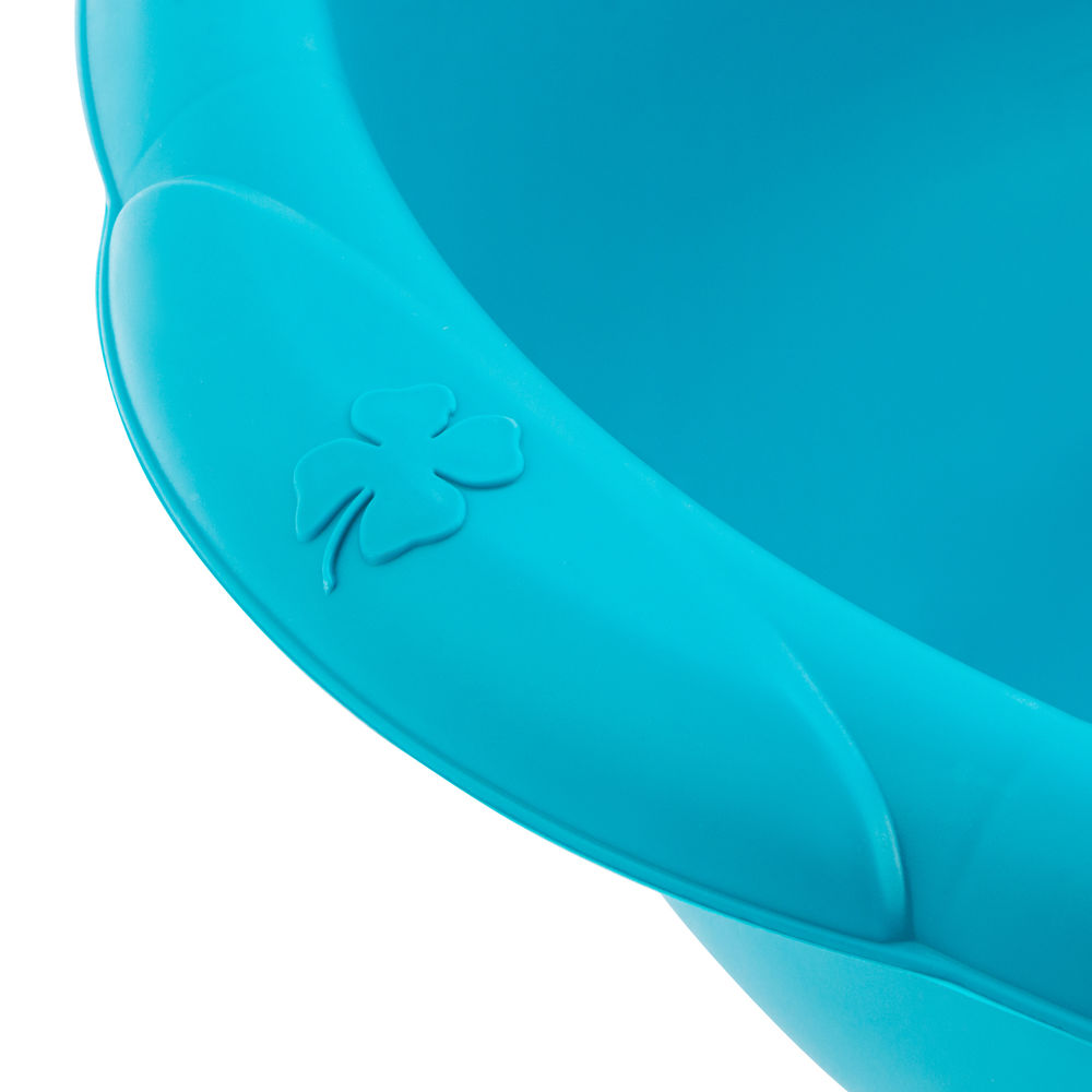 Таз пластмассовый круглый 18 л, бирюзовый, Home Palisad (929865)