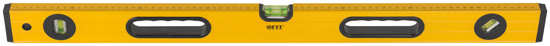 Уровень Янтарь, 3 глазка, ручки, усиленный корпус, фрезер. рабочая грань, шкала 800 мм (18163)