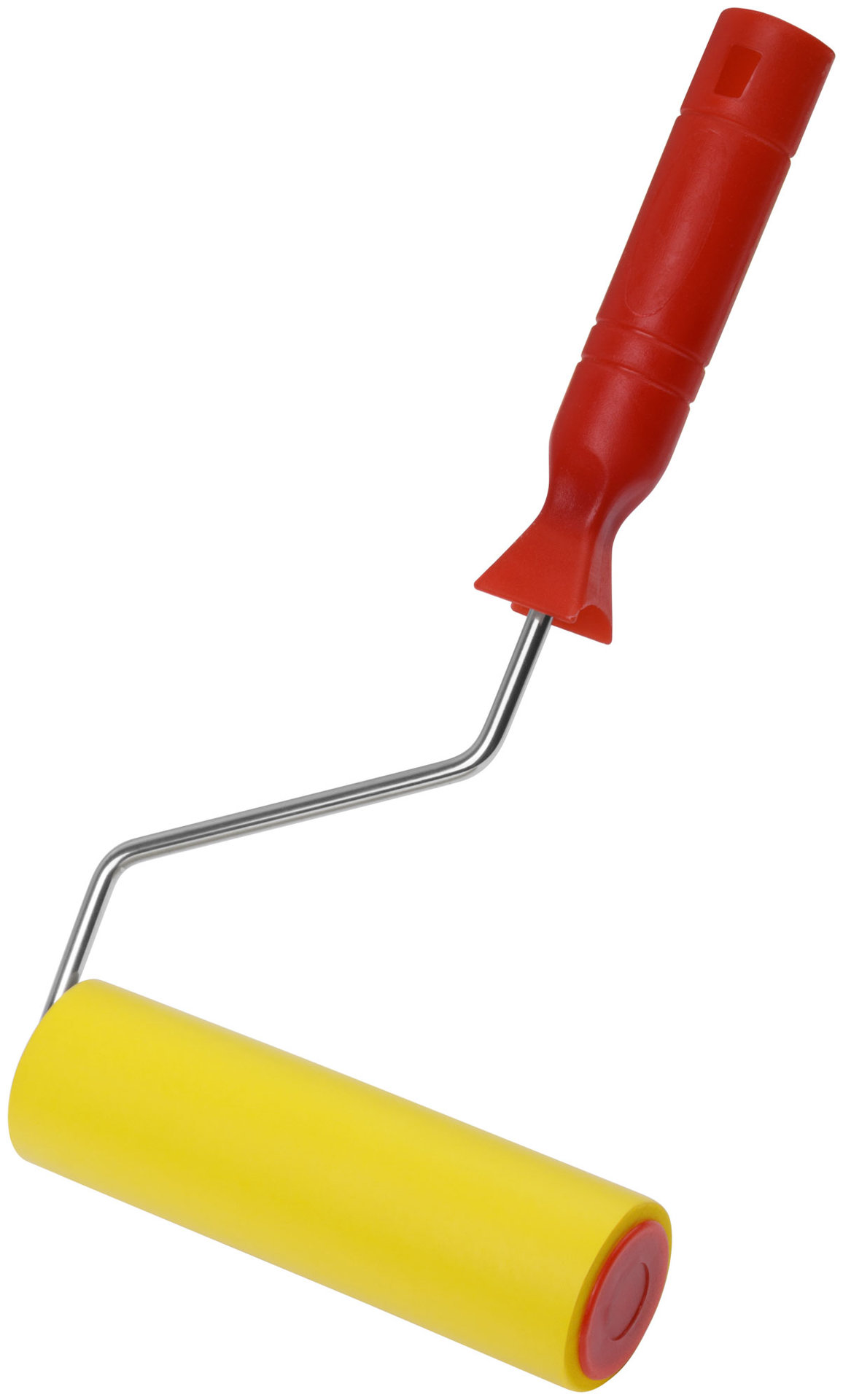 Валик прижимной резиновый, для обоев, желтый 150 мм (02977)
