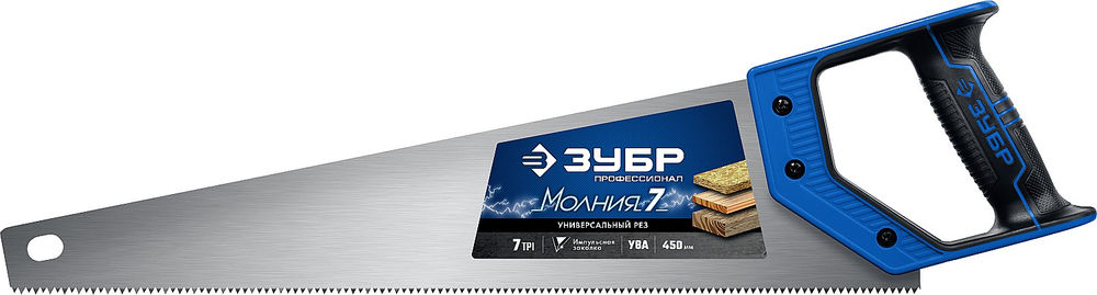Ножовка универсальная Молния-7, 450 мм ЗУБР Профессионал 1537-45_z02
