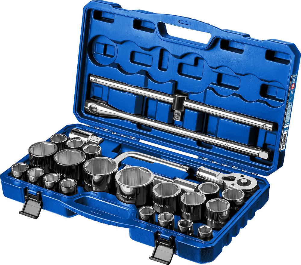 Набор инструмента для крупногабаритной техники 26 предм. 3/4+1 Профессионал ЗУБР НКТ-26 27660-H26