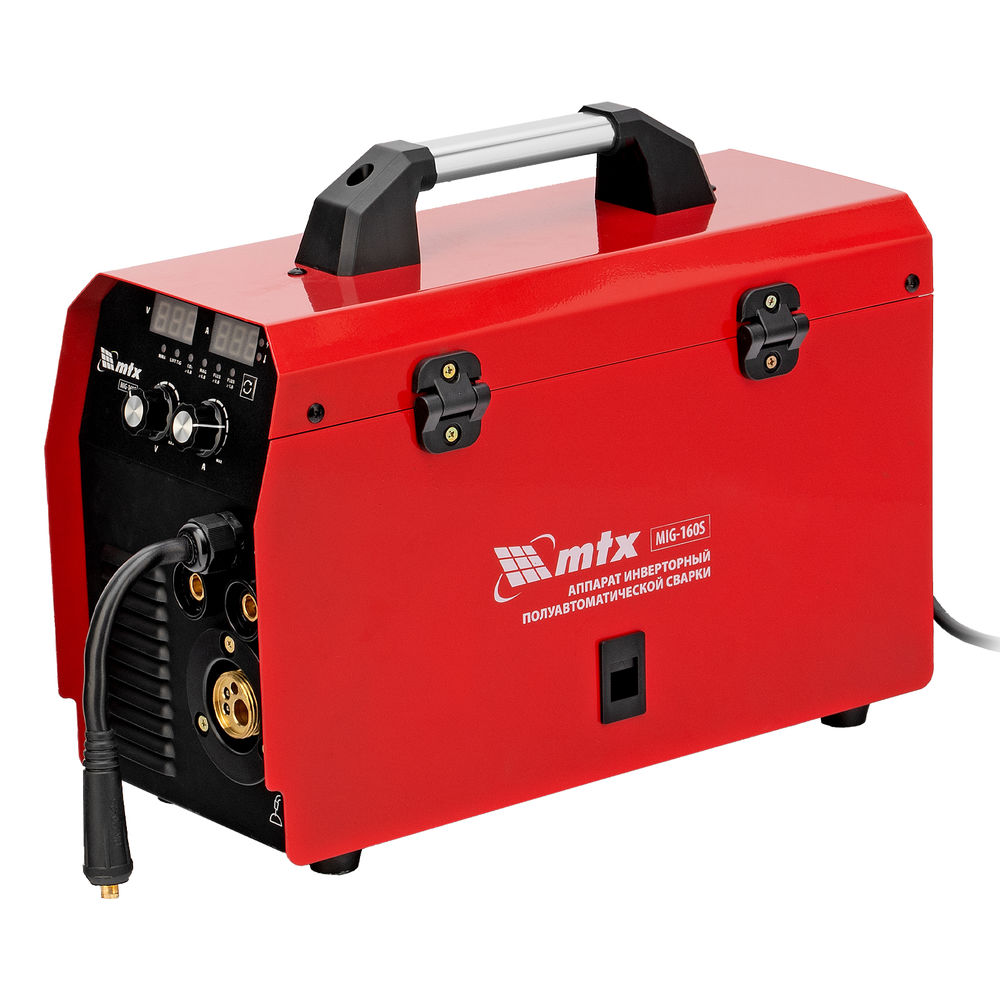 Аппарат инвертор. полуавтомат. cварки MIG-160S, 160A, ПВ 60%, катушка 5 кг MTX (94301)