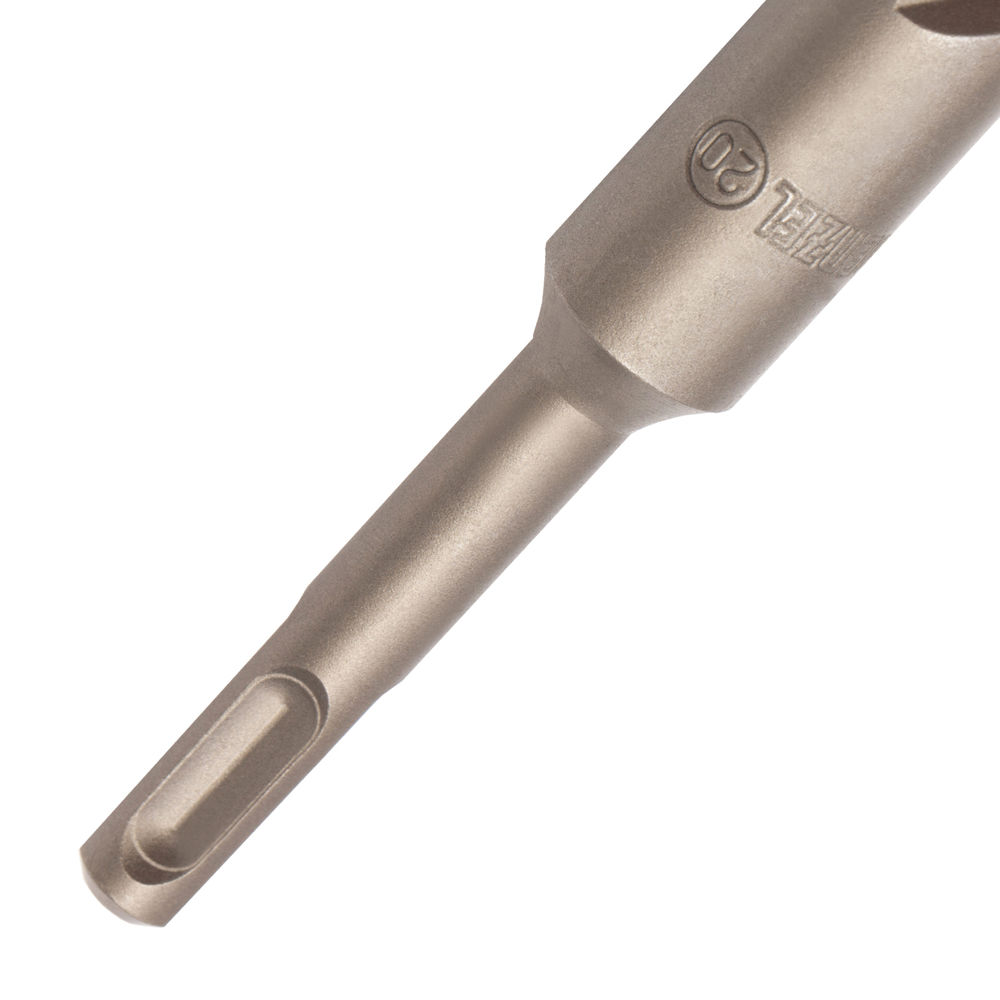 Бур по бетону, двойная спираль, три пылеотводящие кромки, 20 x 600 мм DENZEL (705050)