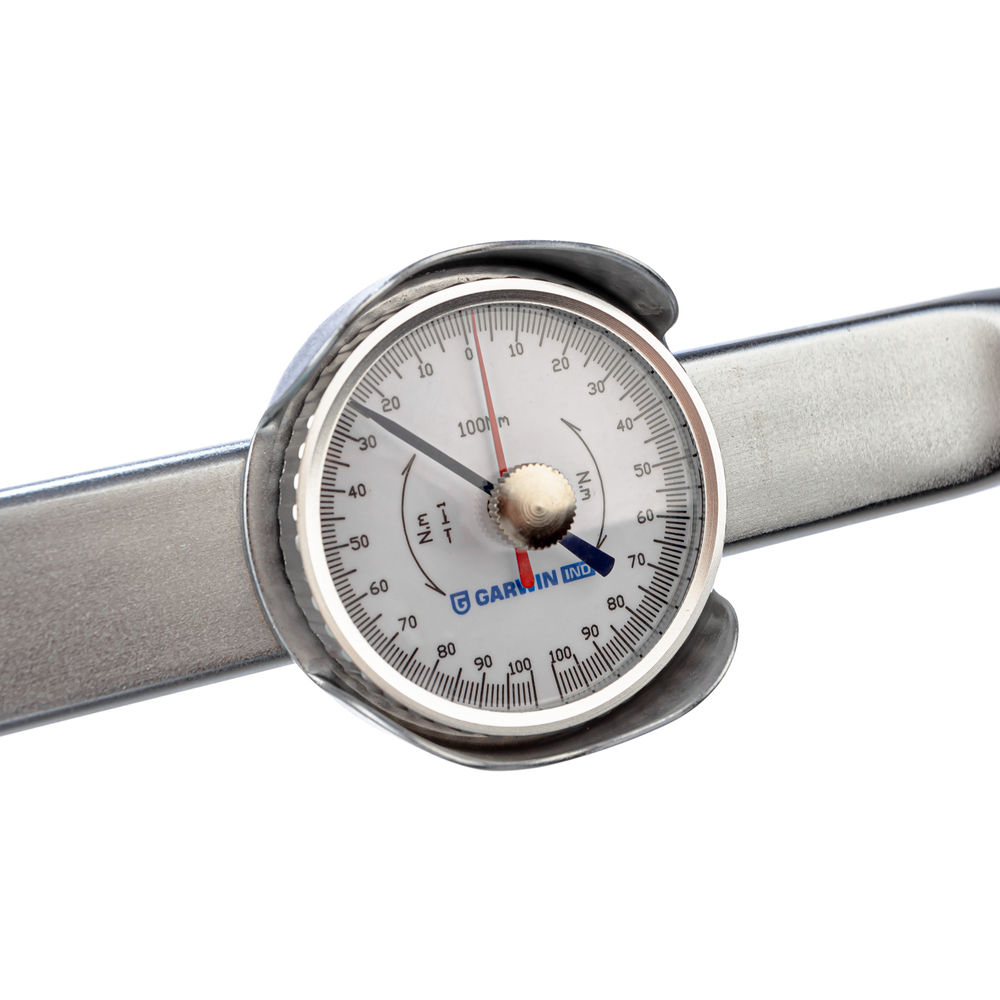 Динамометрический ключ 0-100 Нм, стрелочного типа, двусторонний, с приводным квадратом 1/2, GARWIN INDUSTRIAL, 504610-0100-12