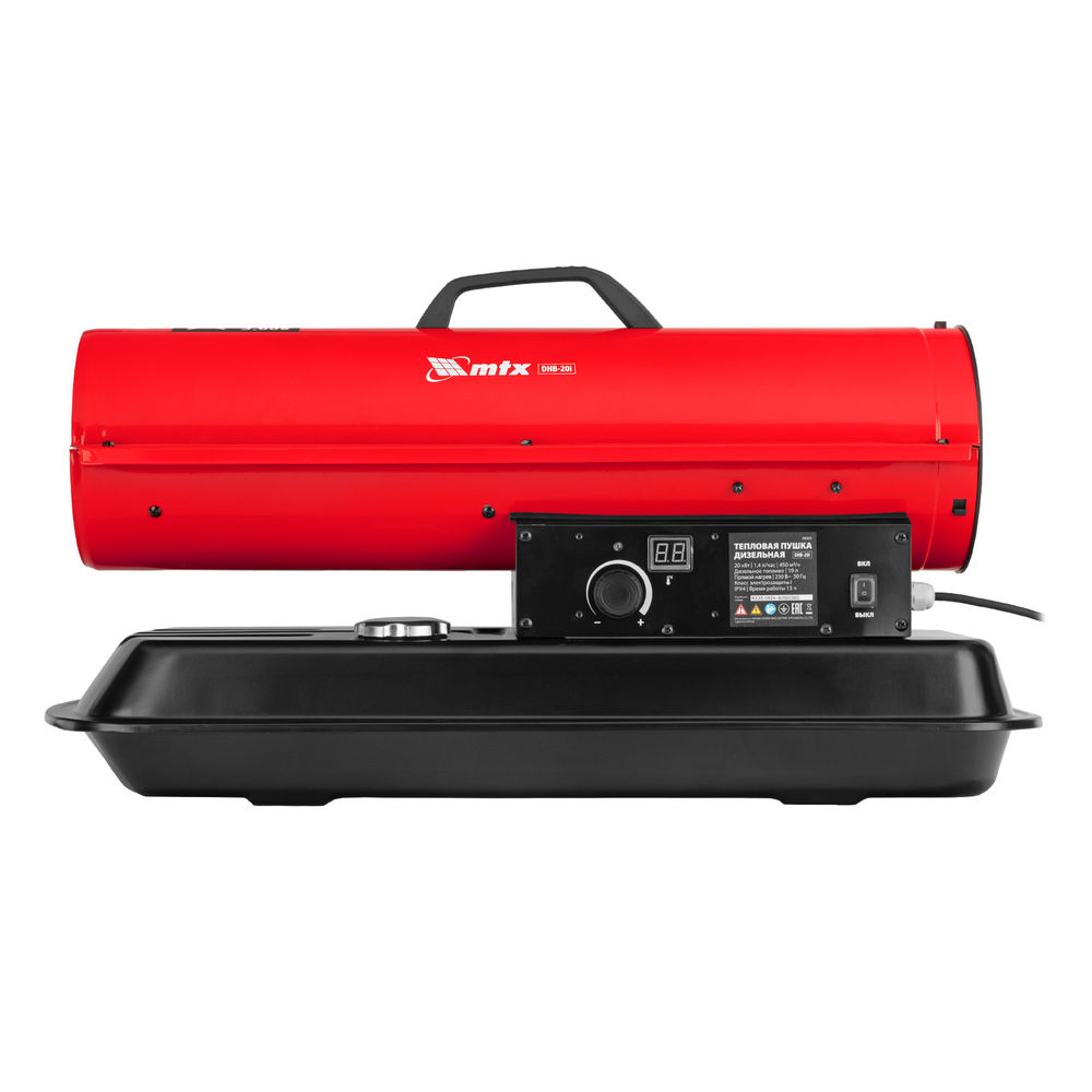 Дизельная тепловая пушка DHB-20i, 20 кВт, 450 м3/ч, прямой нагрев, термостат MTX (98905)