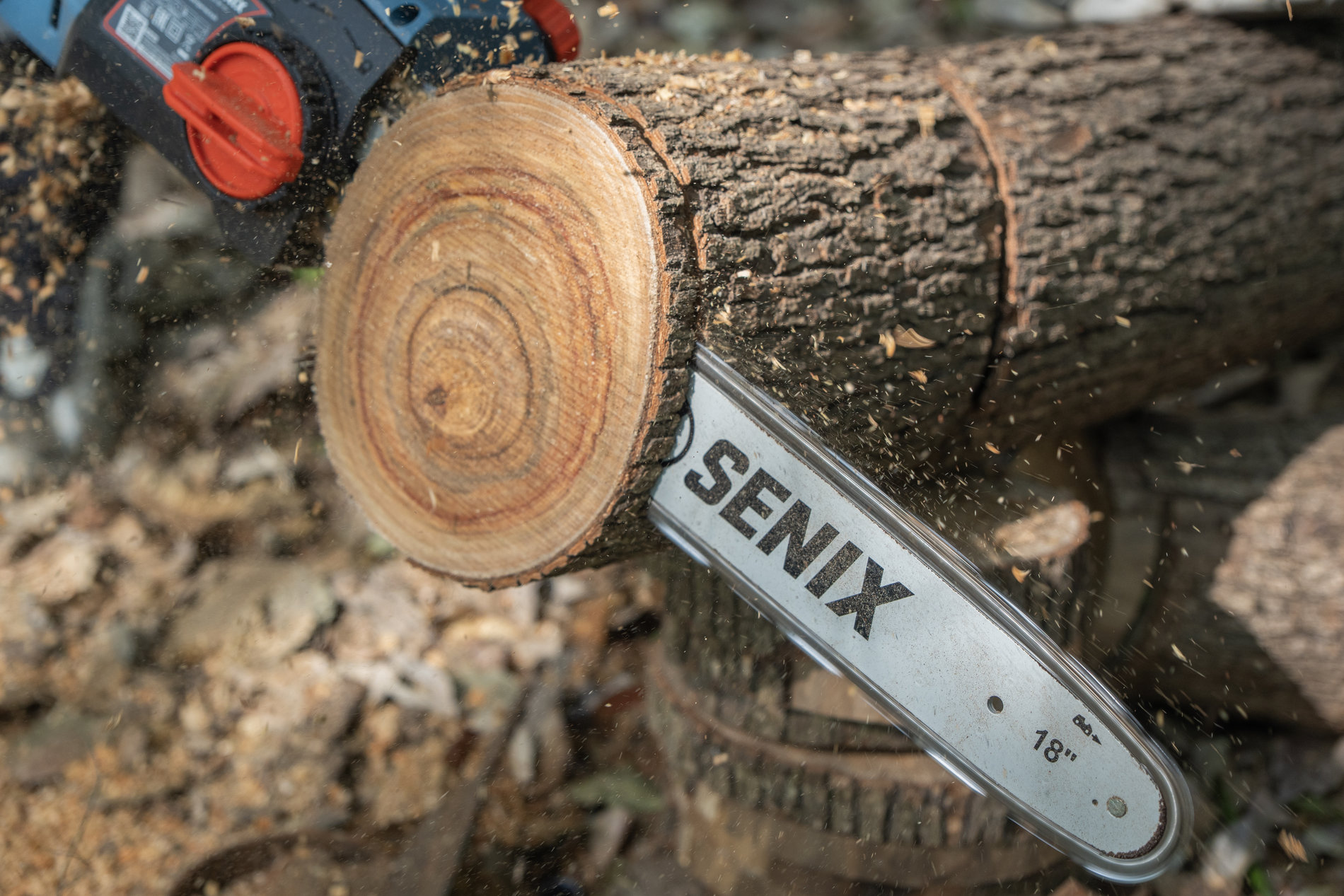 Электрическая цепная продольное исполнение пила 2400Вт, 47,5 (18)