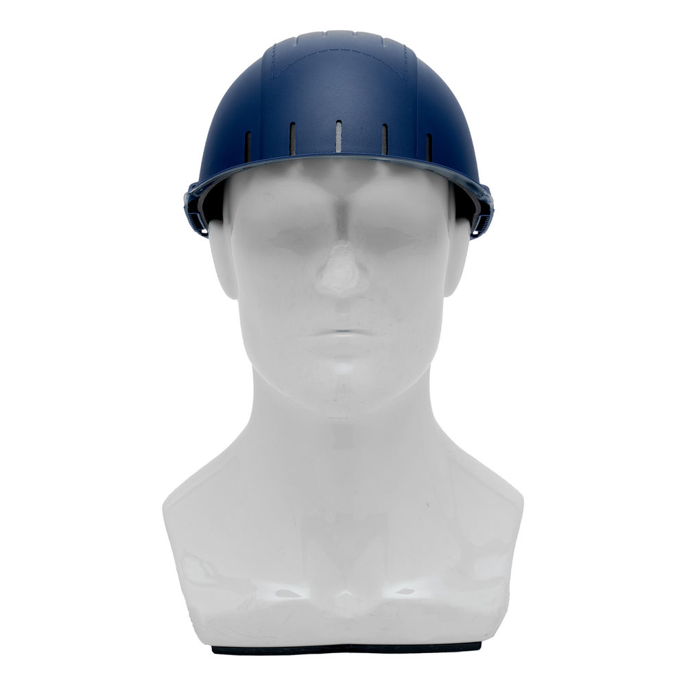 Каскетка защитная Стиль, пластиковая, синяя Сибртех (89170)