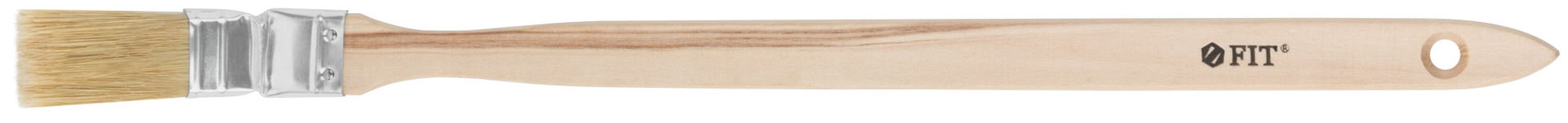 Кисть радиаторная, натуральная светлая щетина, деревянная ручка 1 (25 мм) (01213)