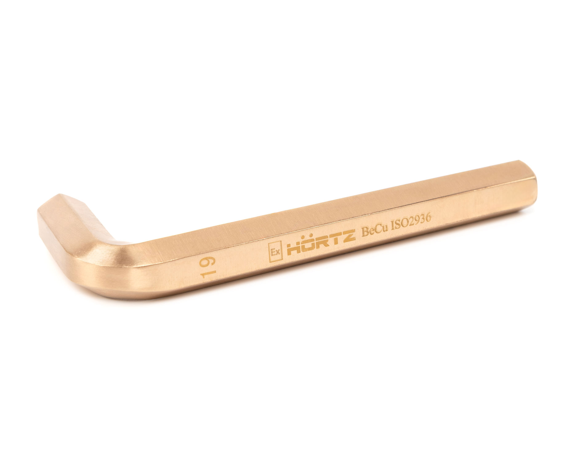 Ключ шестигранный 19 искробезопасный сплав BeCu 166-19, HORTZ