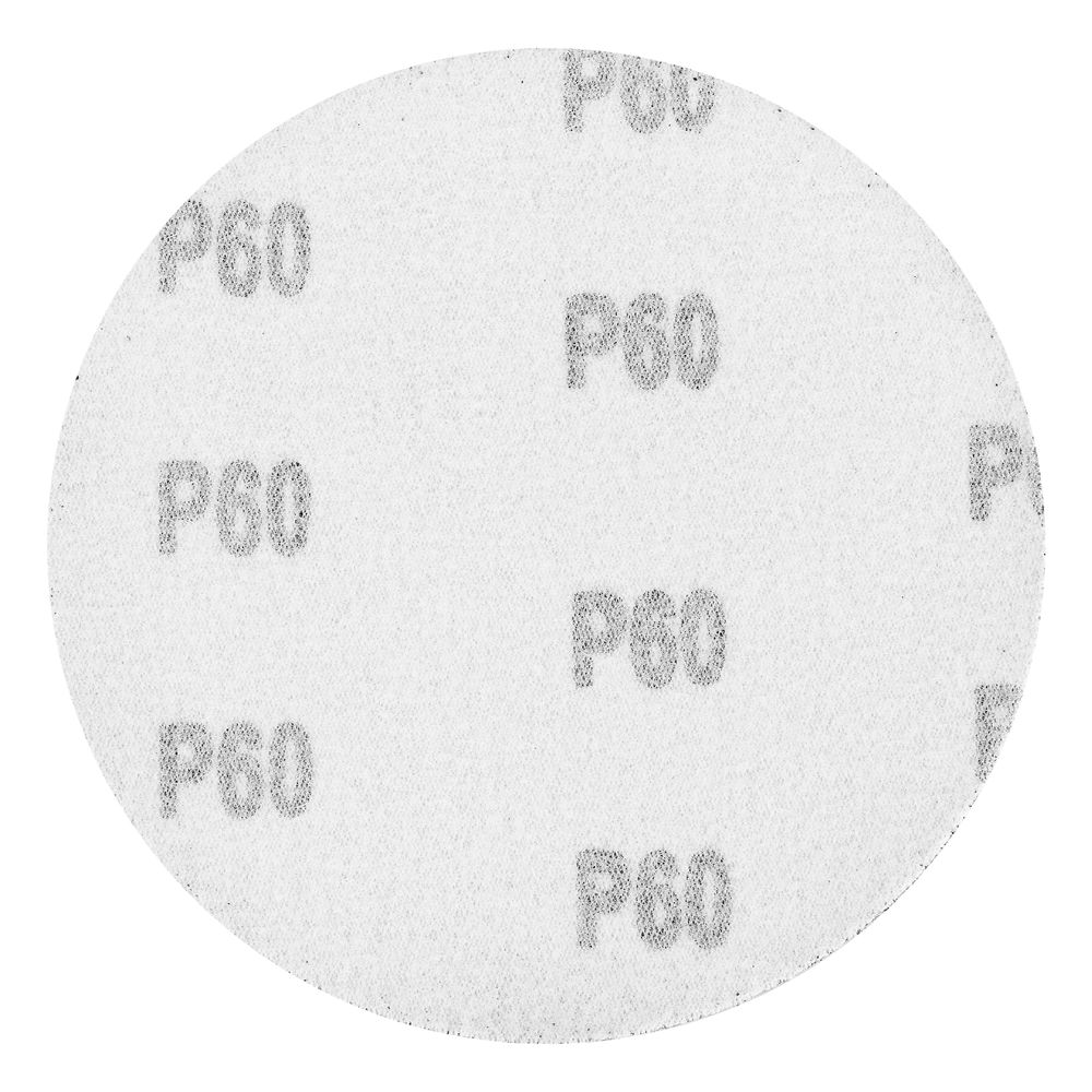 Круг абразивный на ворсовой подложке под липучку, P 60, 125 мм, 10 шт Matrix (73840)