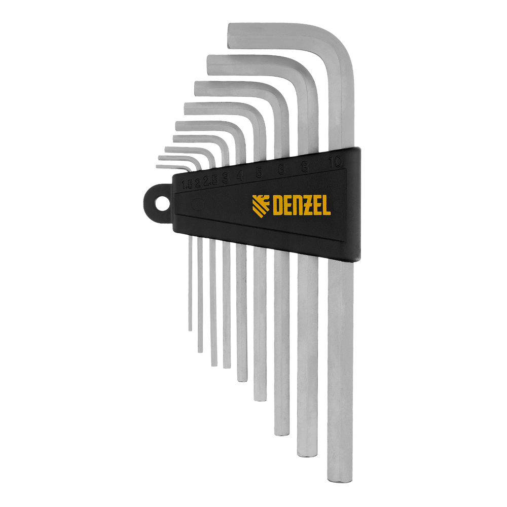 Набор инструментов, 1/2, 1/4, 3/8, CrV, S2, пластиковый кейс, 216 предметов Denzel