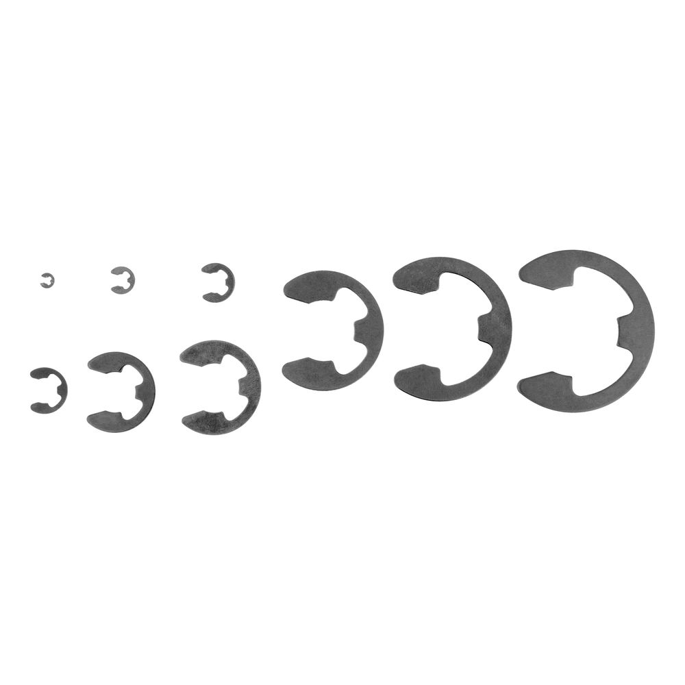 Набор стопорных колец, D 1.5-22 мм, 300 предметов Сибртех (47601)