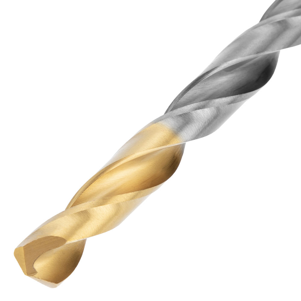 Набор сверл по металлу, 2-8мм, Р6М5К8-TiN, Golden Tip, 6 шт Denzel (723004)