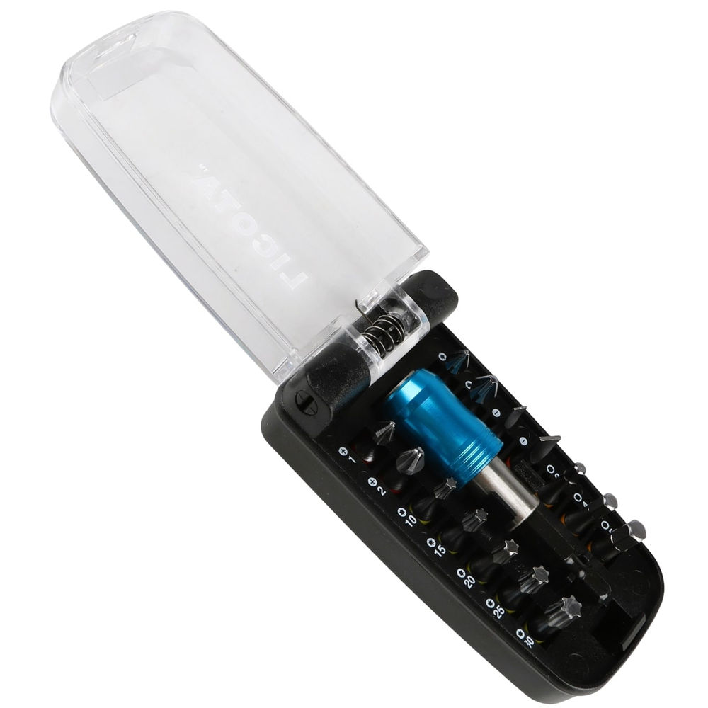 Набор торсионных бит 1/4 с магнитным держателем 15 пр., Licota, ABD-BCRK01