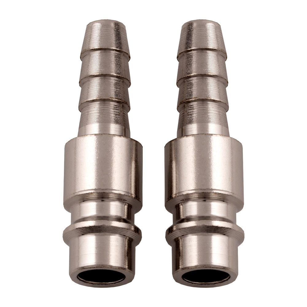 Ниппель универсальный быстросъемный (папа) со штуцером елка под шланг 8 мм, 2 шт. Stels (57061)