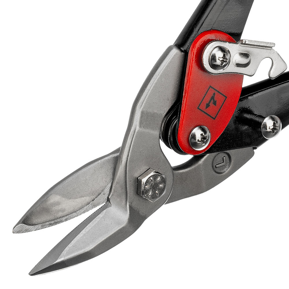 Ножницы по металлу, 250 мм, левый рез, сталь CRMO, двухкомпонентные рукоятки, PRO Matrix (78326)