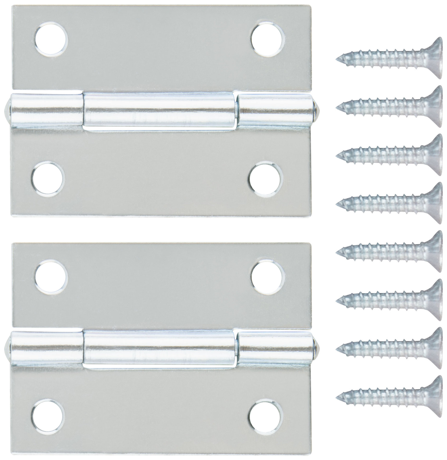 Петли универсальные, набор 2 шт., цинк 50 х 35 мм (66362)