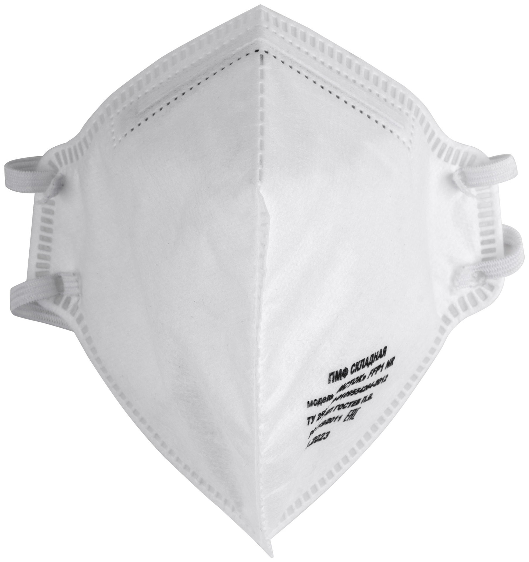 Полумаска фильтрующая, FFP1, складная, 4-х слойная, без клапана (12289)