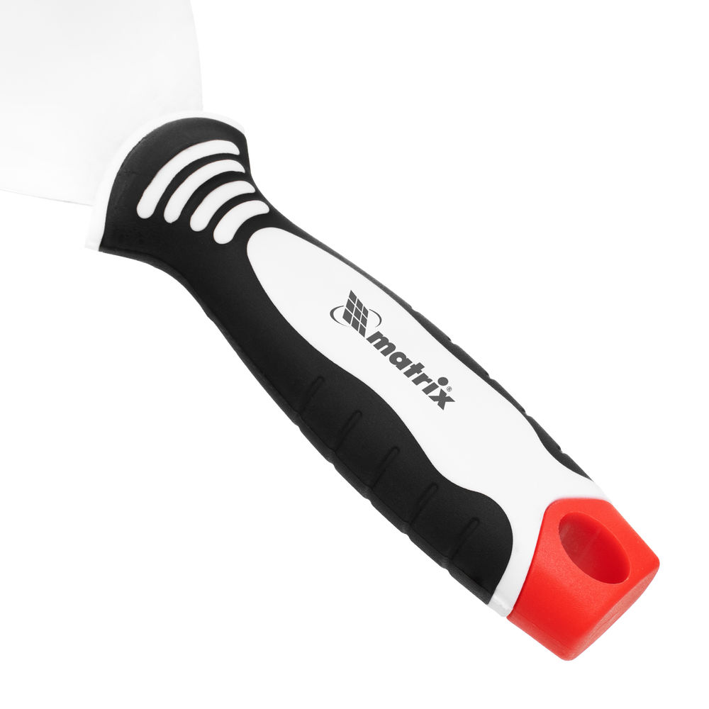 Шпательная лопатка из нержавеющей стали, 120 мм, трехкомпонентная ручка Matrix (85537)