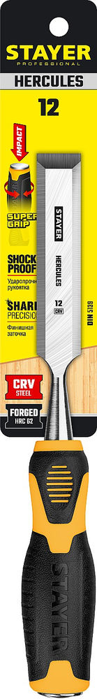 Стамеска-долото 12 мм Hercules Professional STAYER 18205-12