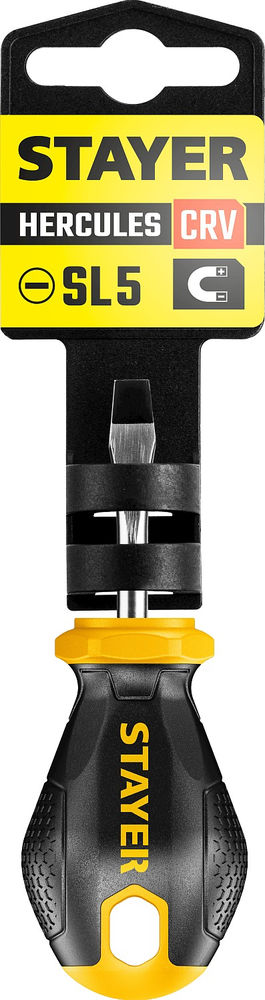 Отвертка Hercules, SL5 x 38 STAYER 2509-38-4.7_z03