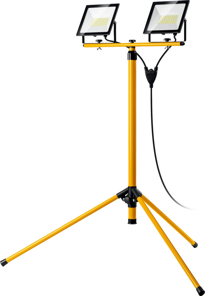 Прожекторы светодиодные на штативе 2 х 50 Вт, 6500 К, IP 65, 1.6 м LED-MAX STAYER 56925-2-50